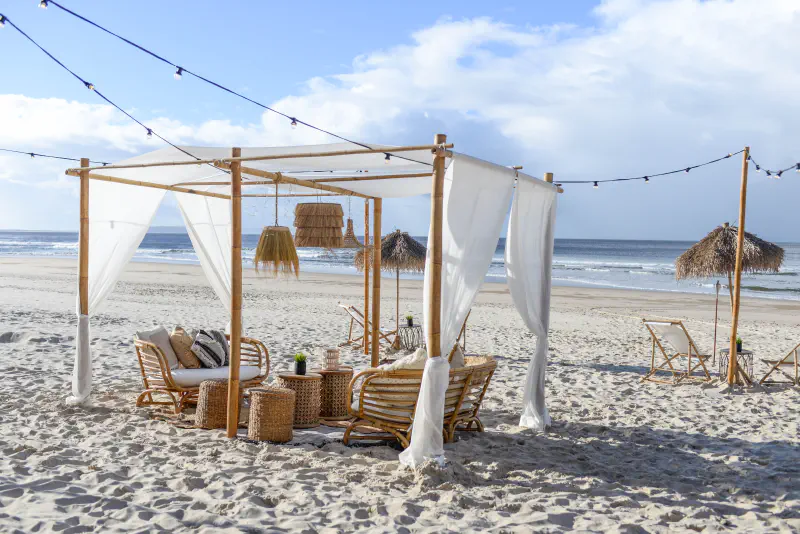 Luxe Boho Beach Dining Experience in Noosa
