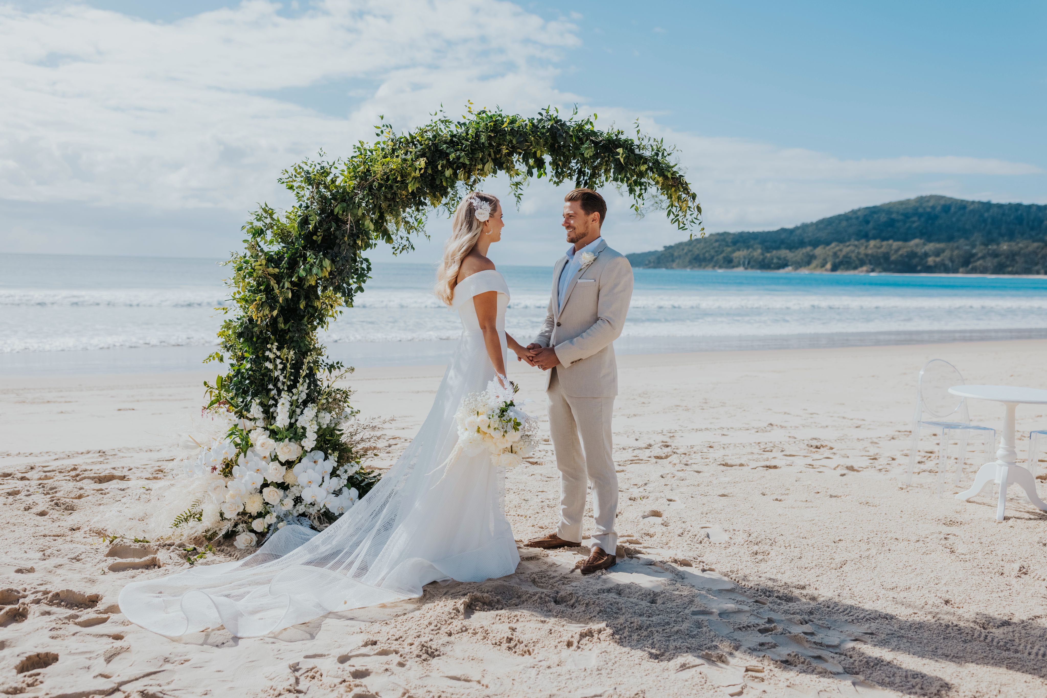 Noosa Beach Winter Wedding