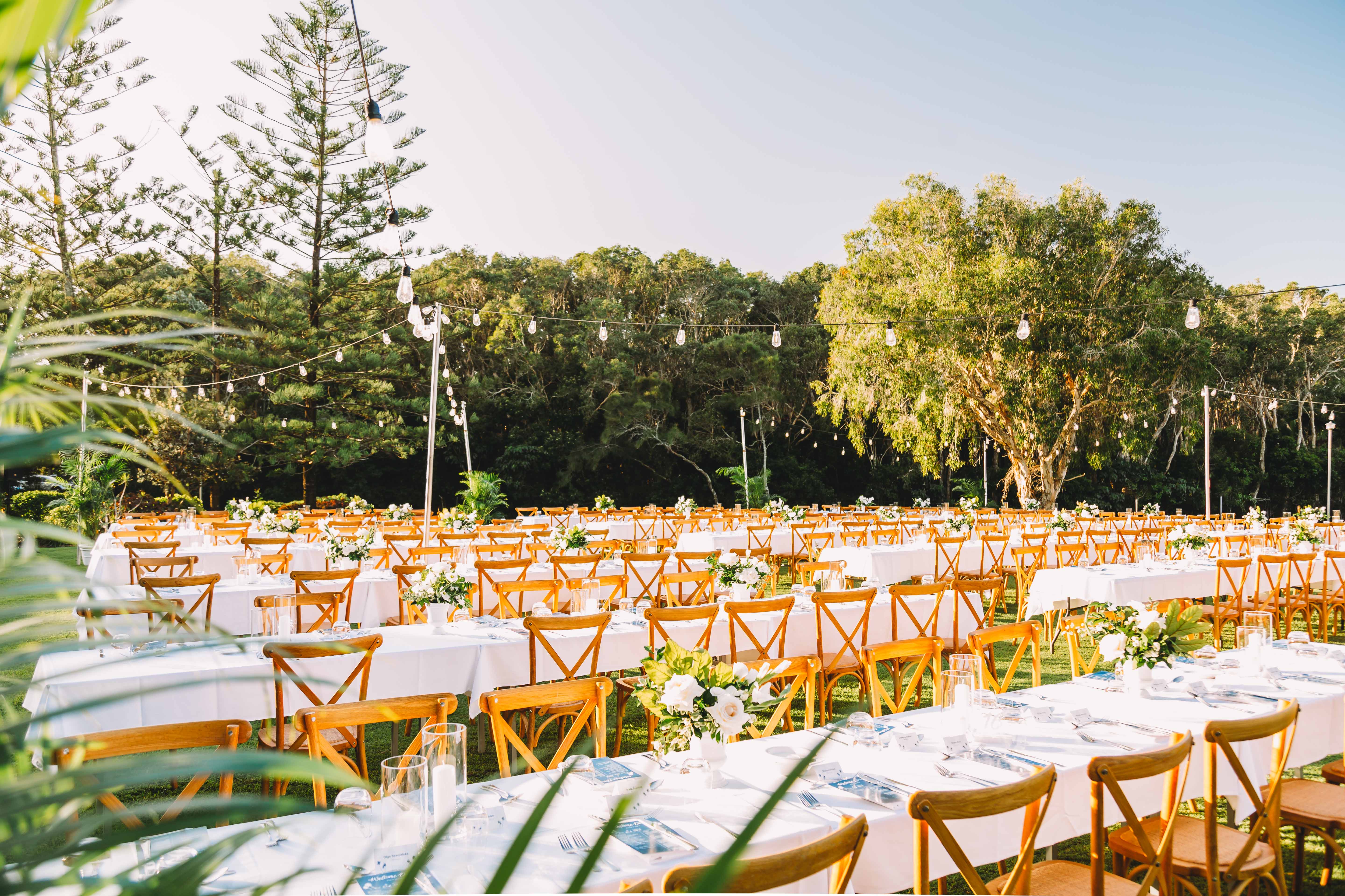 Dining under the stars Hamptons Style