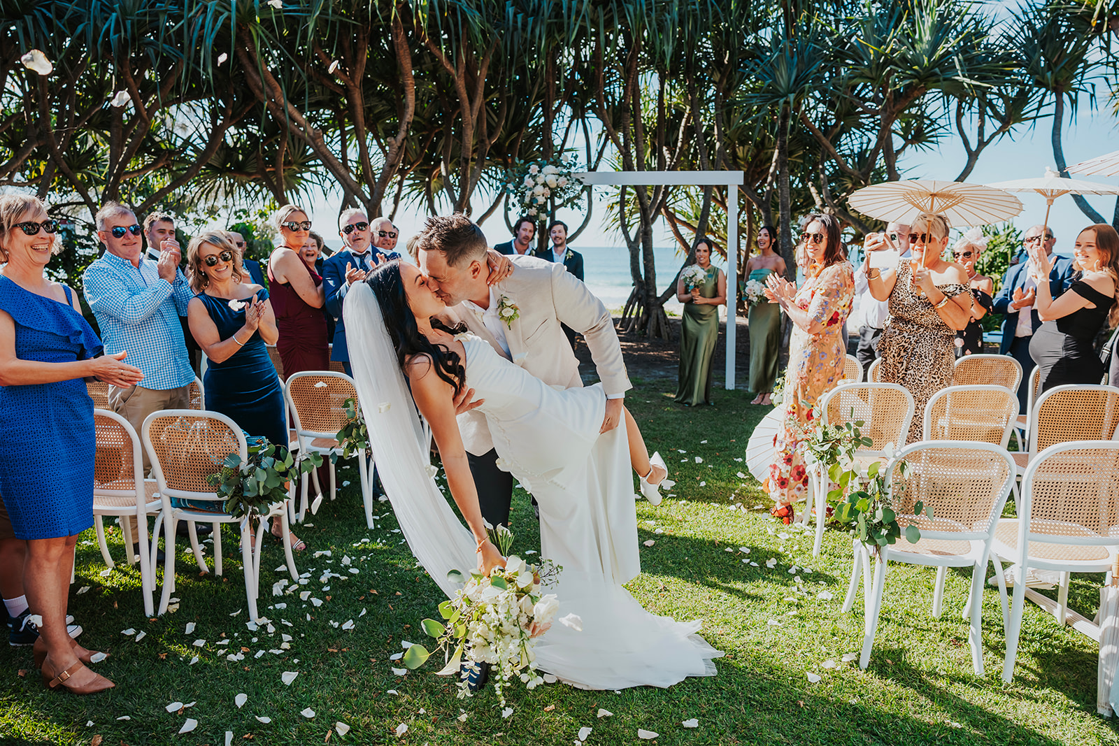 Coastal Cocktail Wedding at Noosa Boathouse