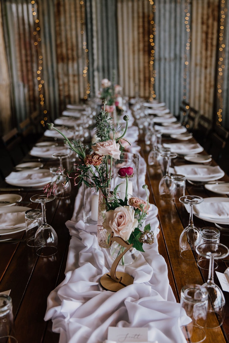 Gathereed Table runner