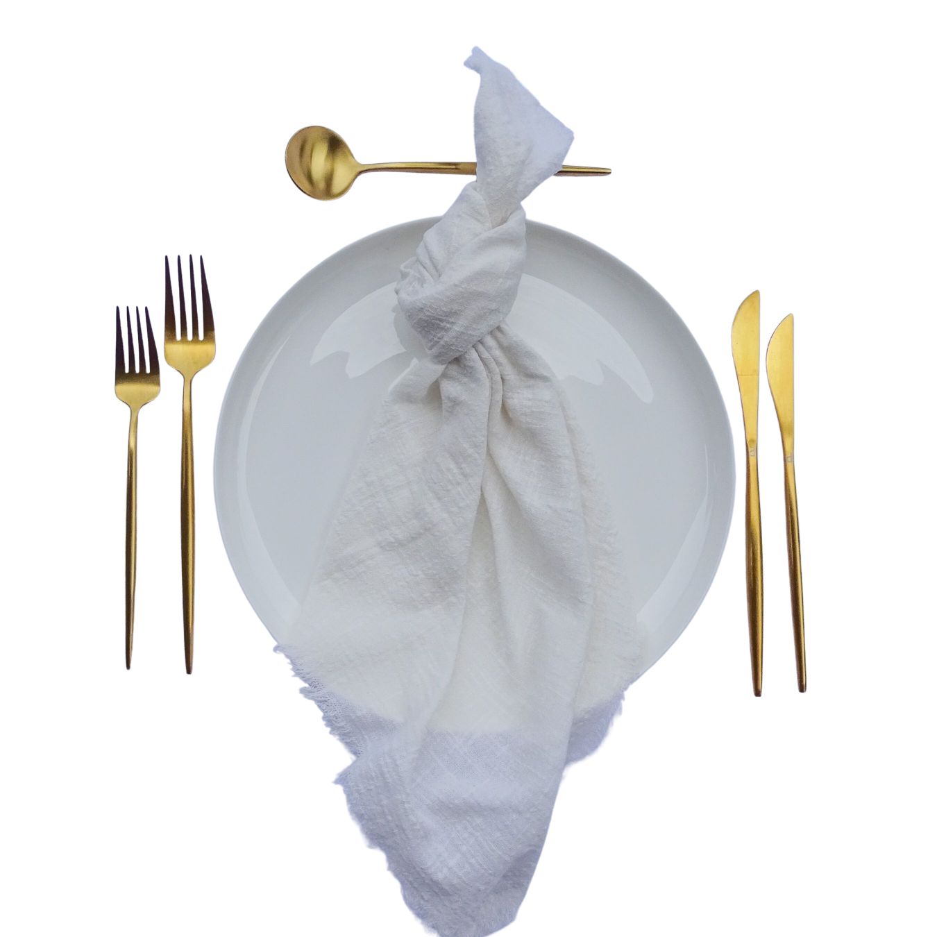 Woven White napkin