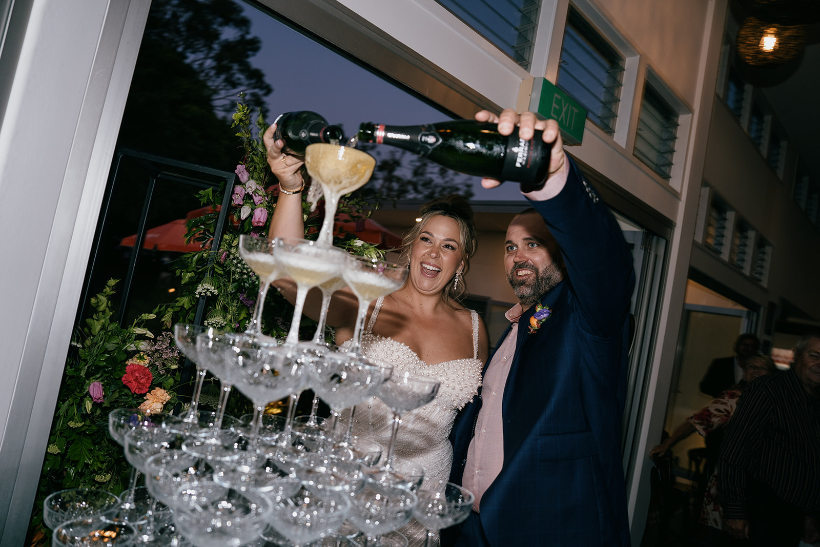 6 tier champagner towers