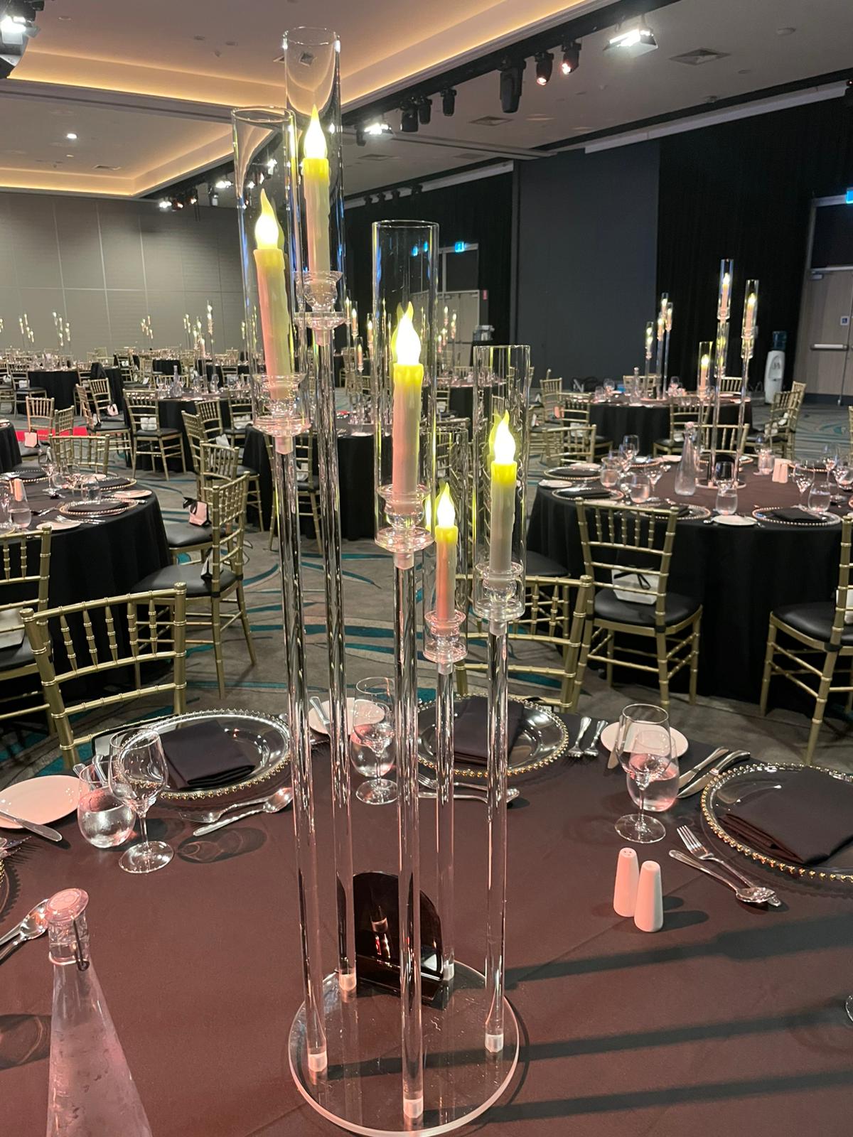 Luxe candelabras