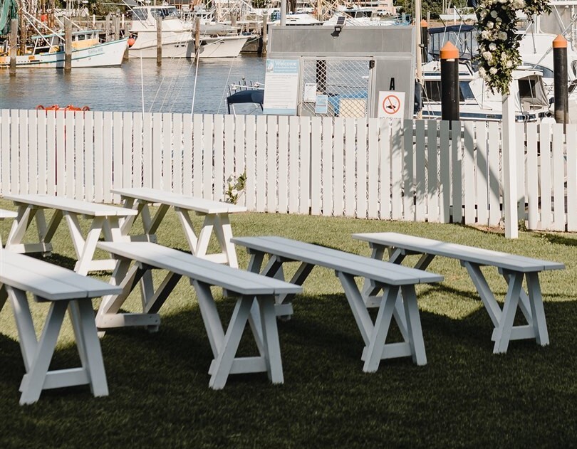White_benches