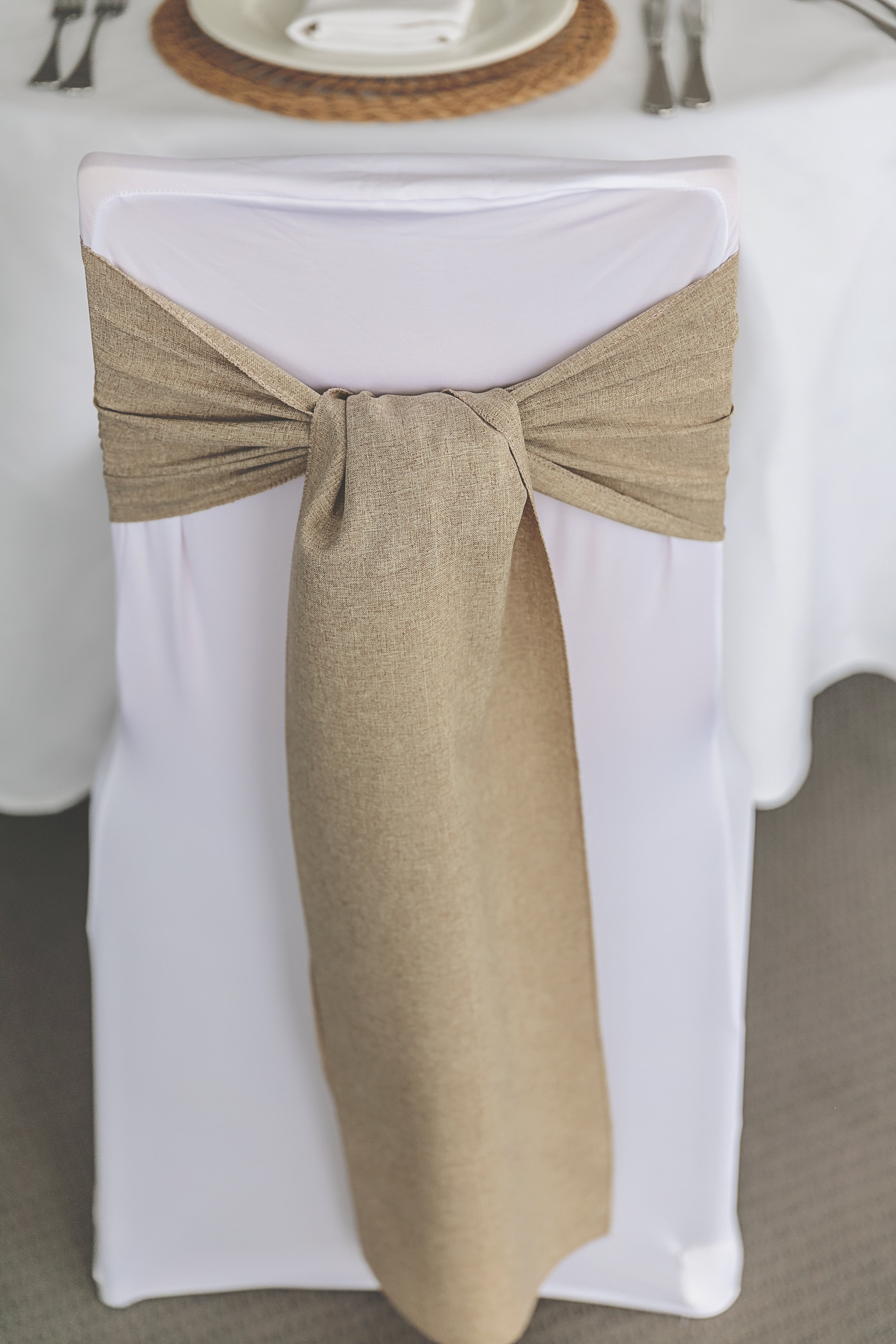 Hire Chair cover and sash to complement 