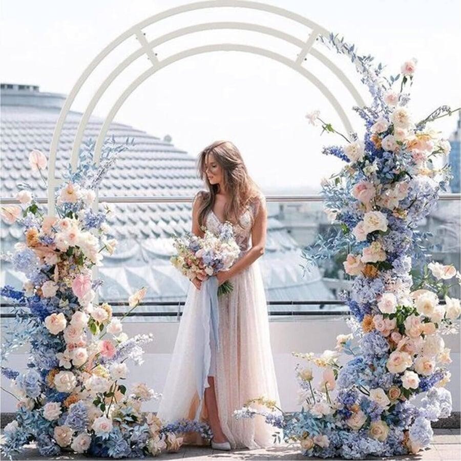 Hire White garden arched arbour 