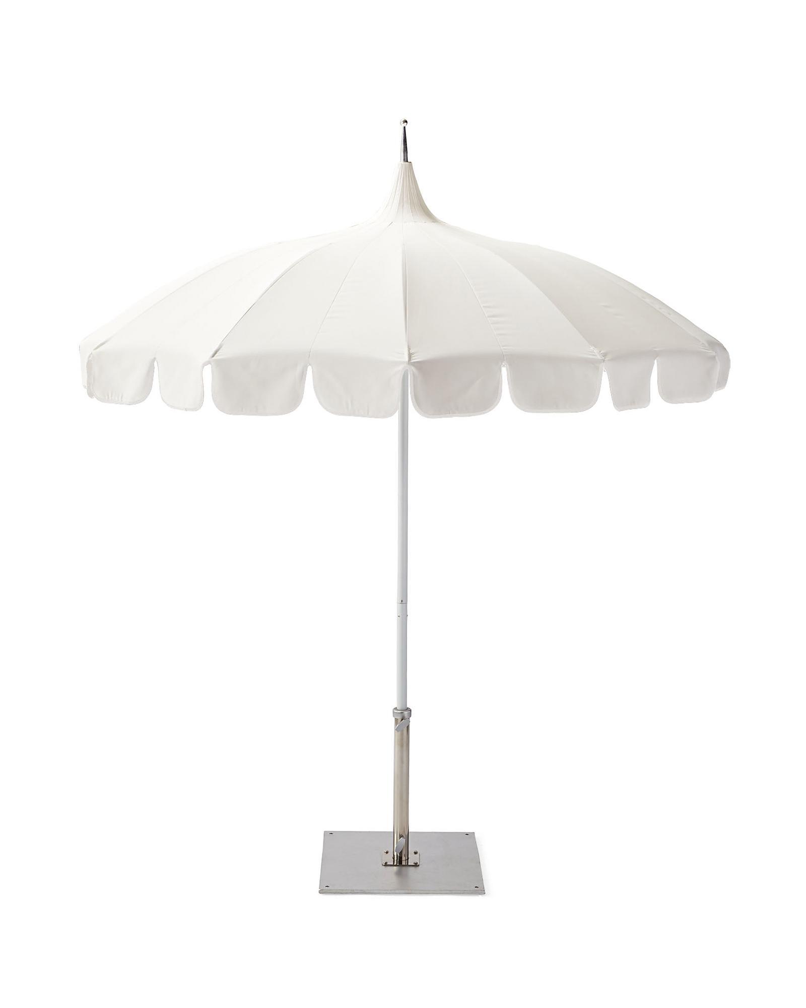 Hire Scolloped Market umbrella 