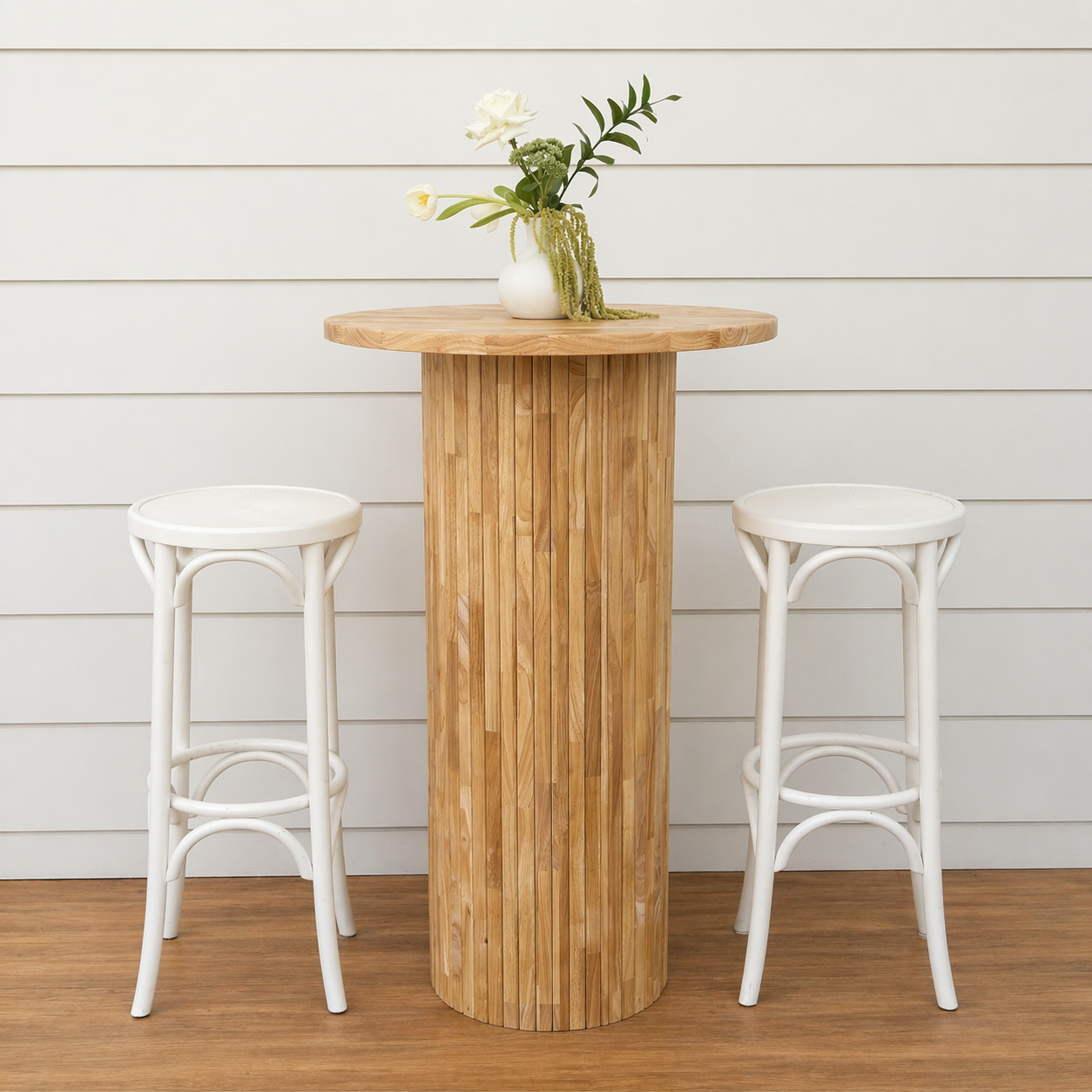 Hire Natural Ribbed High Bars 